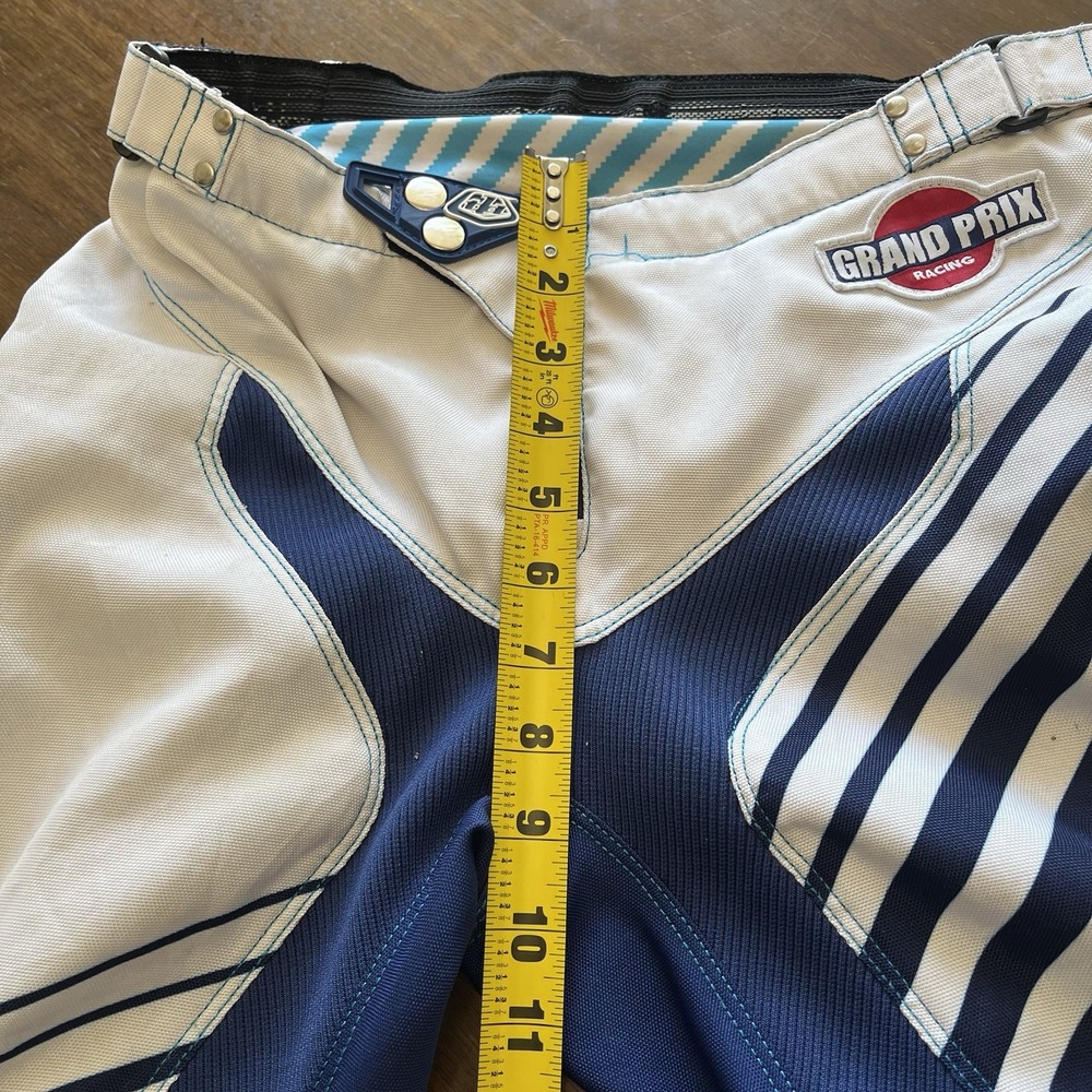 Troy Lee Designs GP Motocross‎ Pants Mens 30 MX Riding Gear Blue White Racing - Picture 9 of 12